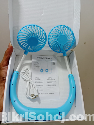 Portable Neck Fans Mini Cooling Fans Rechargeable Fans 360